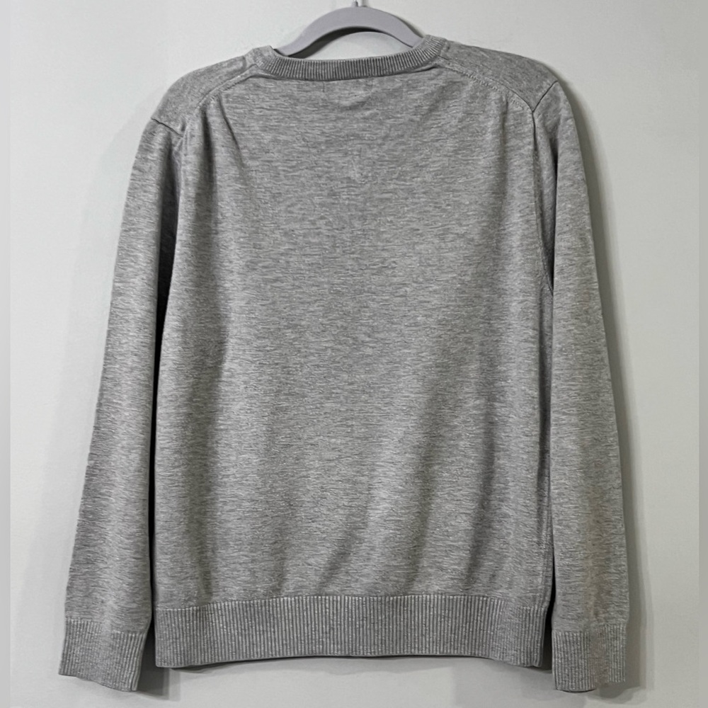 Nautica Men's Standard Long Sleeve V-neck Sweater - Picture 6 of 8